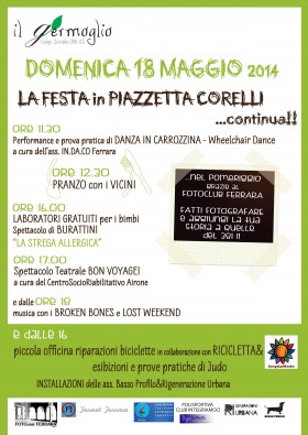 Piazzetta Corelli: dimostrazione di Danza in Carrozzina - In.Da.Co. ASD
